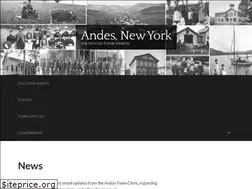 Sites similar to townofandes.com