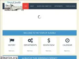 Sites similar to townofausable.com