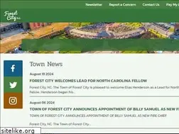 Sites similar to townofforestcity.com