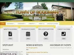 Sites similar to townofgoodman.com