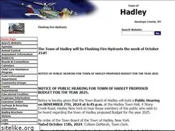 Sites similar to townofhadley.org