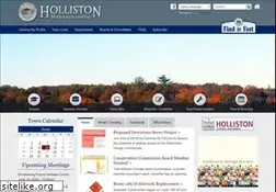 Sites similar to townofholliston.us