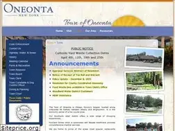 Sites similar to townofoneonta.org