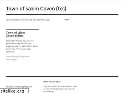 Sites similar to townofsalemcoven.wordpress.com