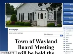 Sites similar to townofwayland.org