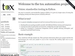 Sites similar to tox.readthedocs.io