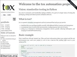 Sites similar to tox.readthedocs.org