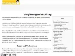 Sites similar to toxcenter.de