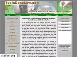 Sites similar to toxicdoselaw.com