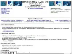 Sites similar to toxlabsomaha.com