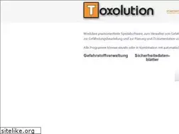 Sites similar to toxolution.de