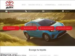 Sites similar to toyotadeloeste.com