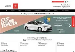 Sites similar to toyotalachute.com