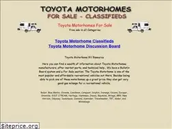Sites similar to toyotamotorhome.org