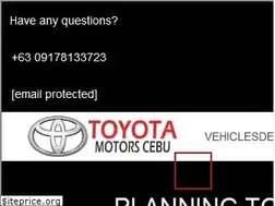 Sites similar to toyotamotorscebu.com