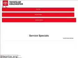 Sites similar to toyotaofcolchester.com
