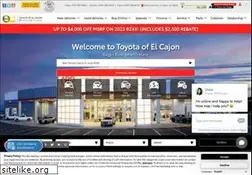 Sites similar to toyotaofelcajon.com
