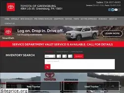 Sites similar to toyotaofgreensburg.com