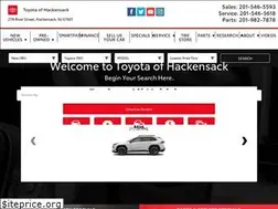 Sites similar to toyotaofhackensack.com