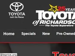 Sites similar to toyotaofrichardson.com