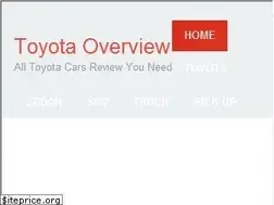 Sites similar to toyotaoverview.com