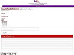 Sites similar to toyotapartsdeal.com
