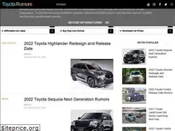 Sites similar to toyotarumors.blogspot.com