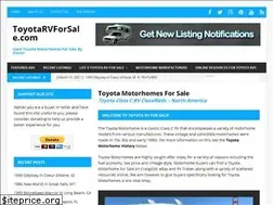 Sites similar to toyotarvforsale.com