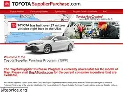 Sites similar to toyotasupplierpurchase.com