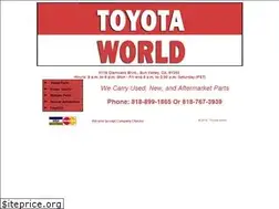 Sites similar to toyotaworldautowrecking.com