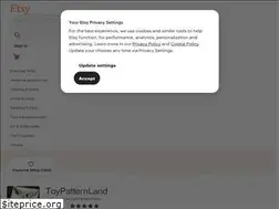 Sites similar to toypatternland.etsy.com