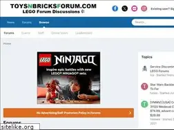 Sites similar to toysnbricksforum.com