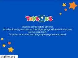 Sites similar to toysrus.no