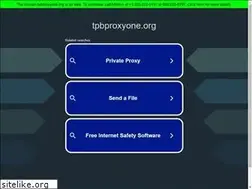 Sites similar to tpbproxyone.org