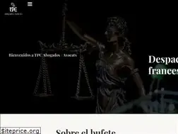 Sites similar to tpcabogados.com