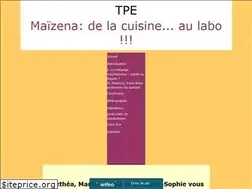 Sites similar to tpe-maizena.wifeo.com