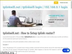 Sites similar to tpliknwifi.net