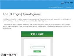 Sites similar to tplinklogin.me