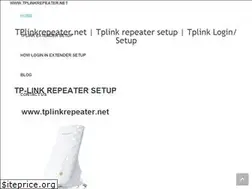 Sites similar to tplinkrepeaterssetup.com