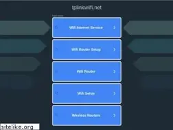 Sites similar to tplinkwiifi.net