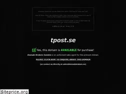 Sites similar to tpost.se