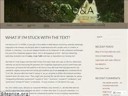 Sites similar to tprsquestionsandanswers.wordpress.com