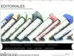 Sites similar to trabajoeditorialesucm.wordpress.com