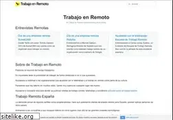 Sites similar to trabajoenremoto.com