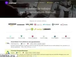 Sites similar to trabajofrontend.com