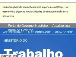 Sites similar to trabalho.gov.br