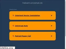 Sites similar to trabant-universal.de