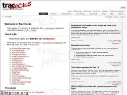 Sites similar to trac-hacks.org