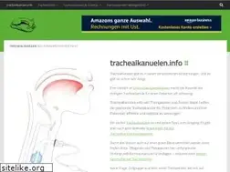 Sites similar to trachealkanuelen.info