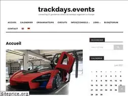 Sites similar to trackdays.events